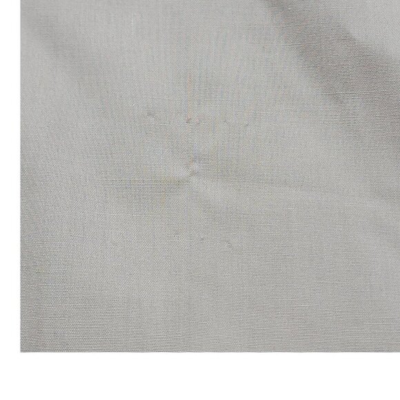 Stafford Shirt Mens Size 16 34-35 Beige Essentials Long Sleeve Broadcloth - Picture 8 of 11